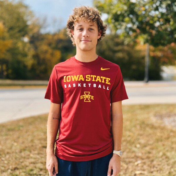 Nike® I-State Basketball 2025 Cardinal Performance T-Shirt